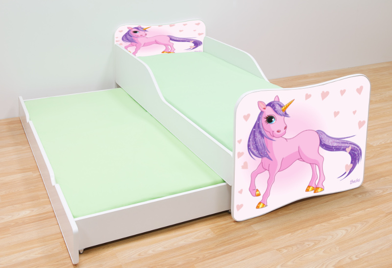 Becks posteľ s výsuvným lôžkom Koník